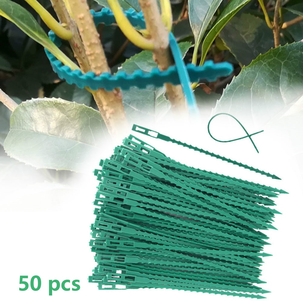 Vine Climbing Plastic - 50Pcs Reusable Adjustable Plastic Plant Cable