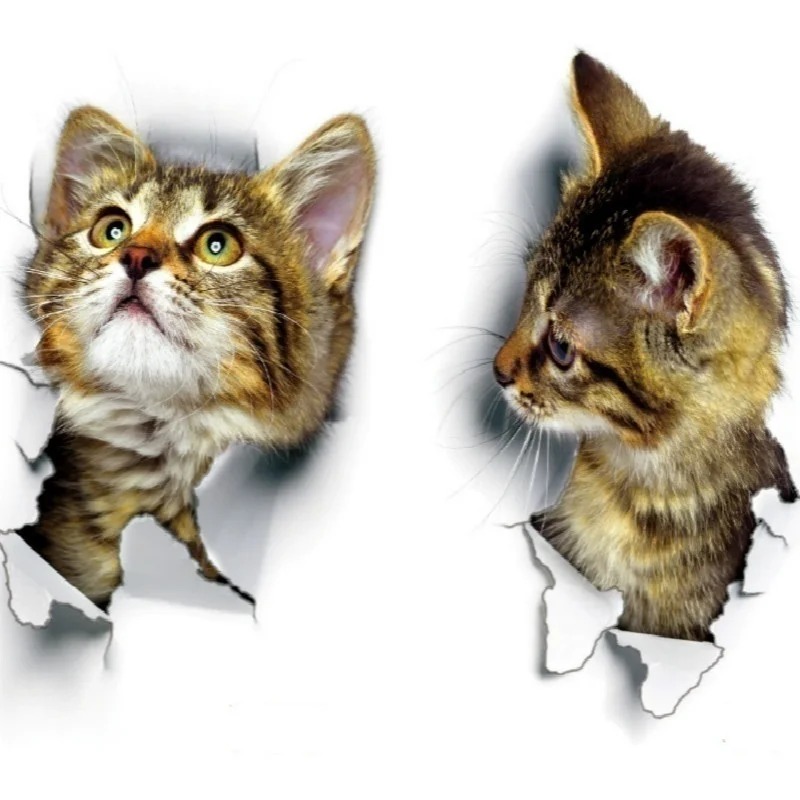 3pcs 3D Cute Cat Self-adhesive – Pvc Panel Background recenzja i cena