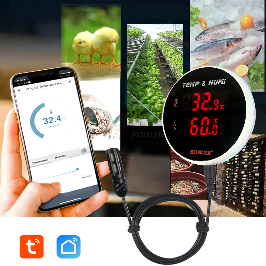 Tuya WIFI Temperature Humidity – Digital Hygrometer Probe recenzja i cena