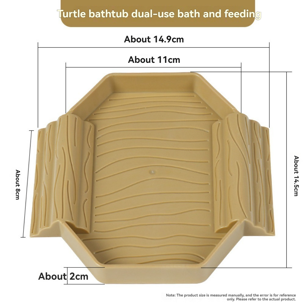 Yellow edge turtle bath basin  – Water Dish Reptile recenzja i cena