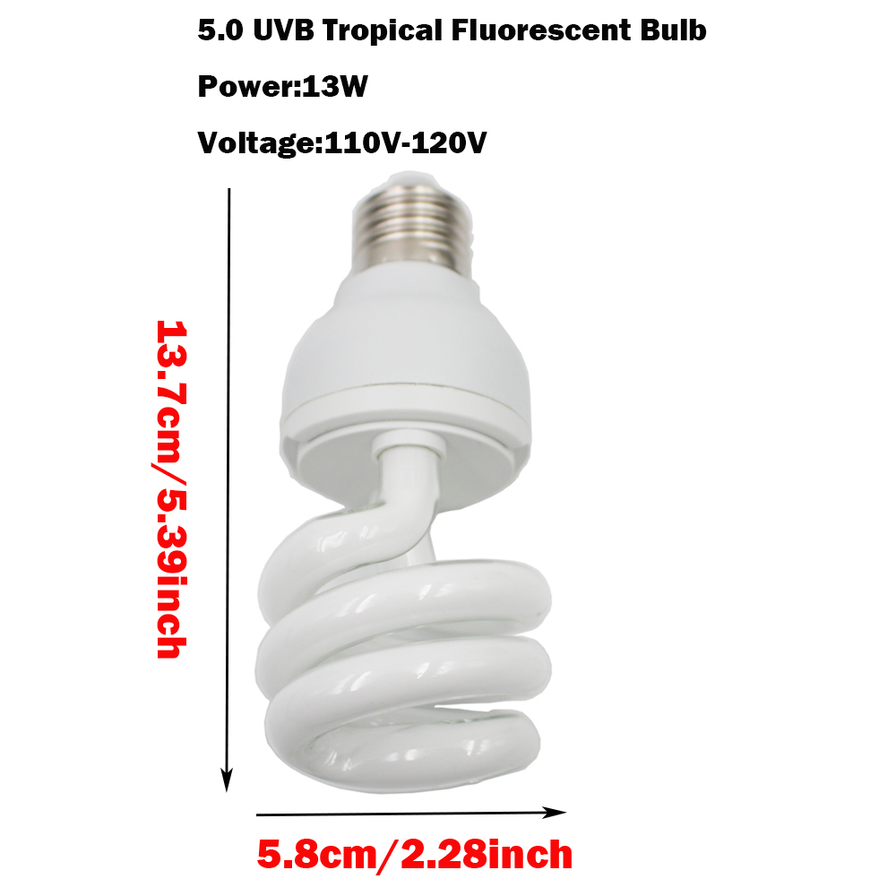 Reptile 5.0 UVB Lamp Bulb Ligh – Calcium Powder Reptile recenzja i cena