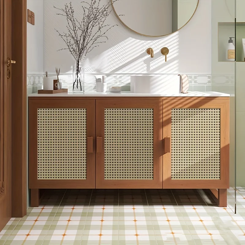 45cm Retro Rattan Pattern Self – Pvc Panel Background recenzja i cena