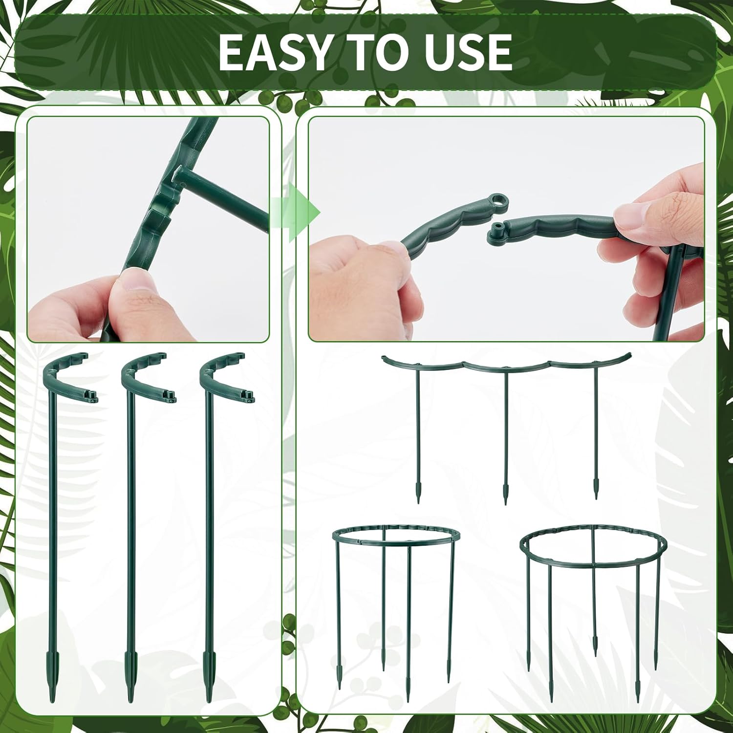 1/16pcs Plant Support Stake Fl – Vine Climbing Plastic recenzja i cena