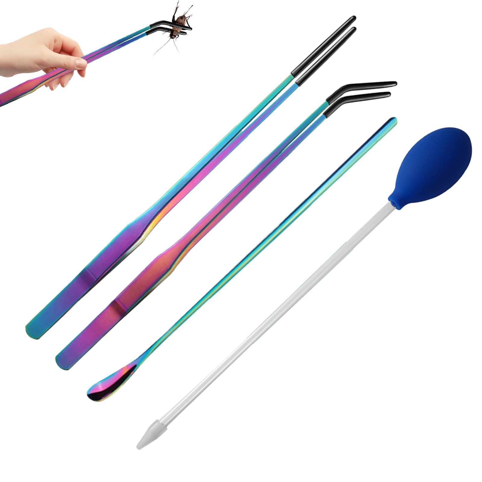 4pcs Reptile Feeding Tongs Aqu – Feeding Tong Stainless recenzja i cena