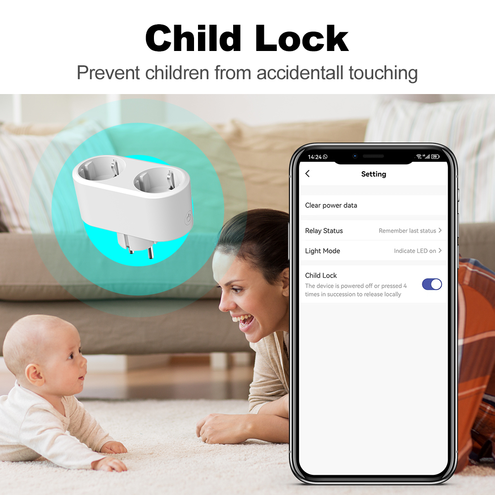 Tuya WiFi Dual Outlet 16A APP  – Timer Dual Outlet recenzja i cena