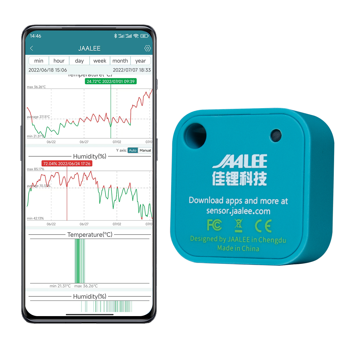 jaalee JHT Temperature/Humidit – Digital Hygrometer Probe recenzja i cena