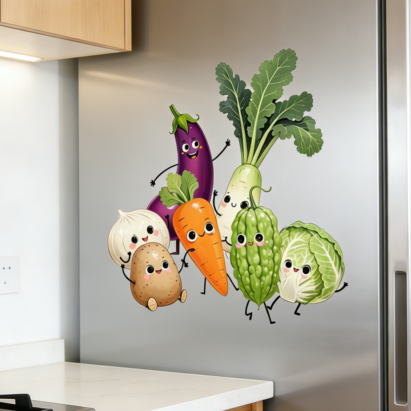 Emotionally Expressive Vegetab – Pvc Panel Background recenzja i cena