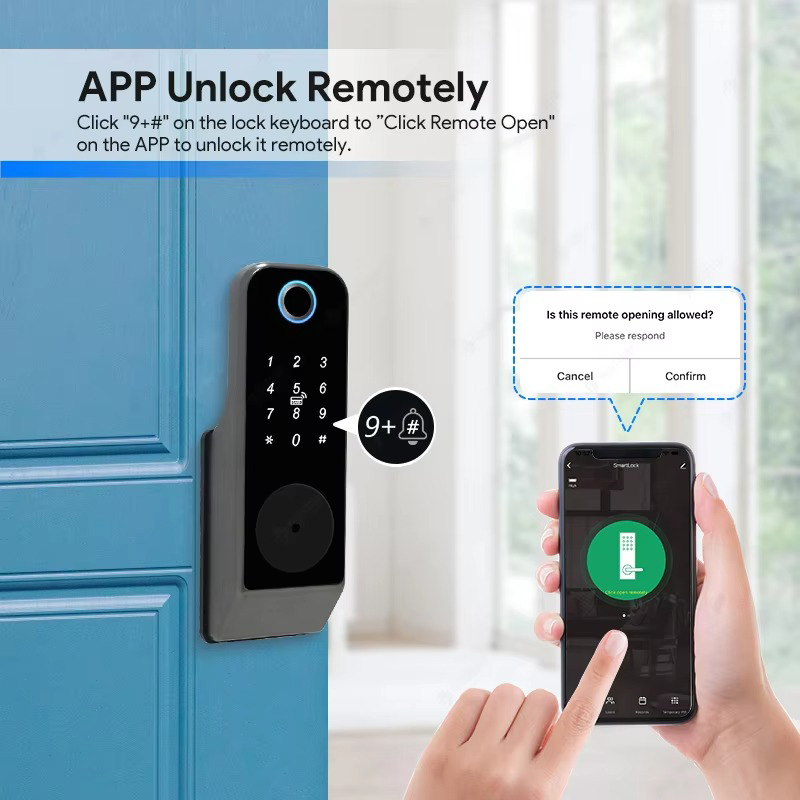 Waterproof Fingerprint Lock Tu – Glass Door Hinge recenzja i cena