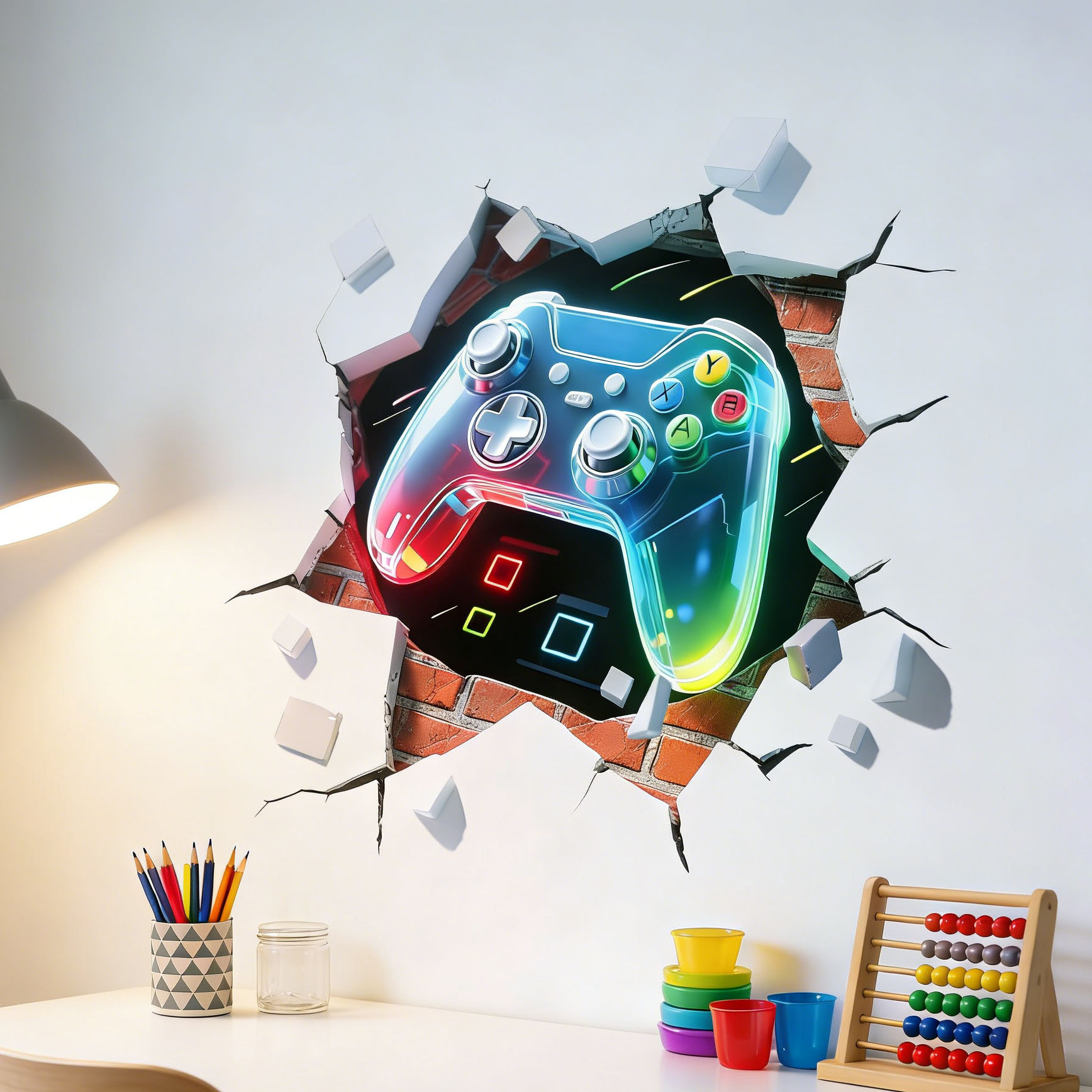 Game Controller Decal for Boys – Pvc Panel Background recenzja i cena