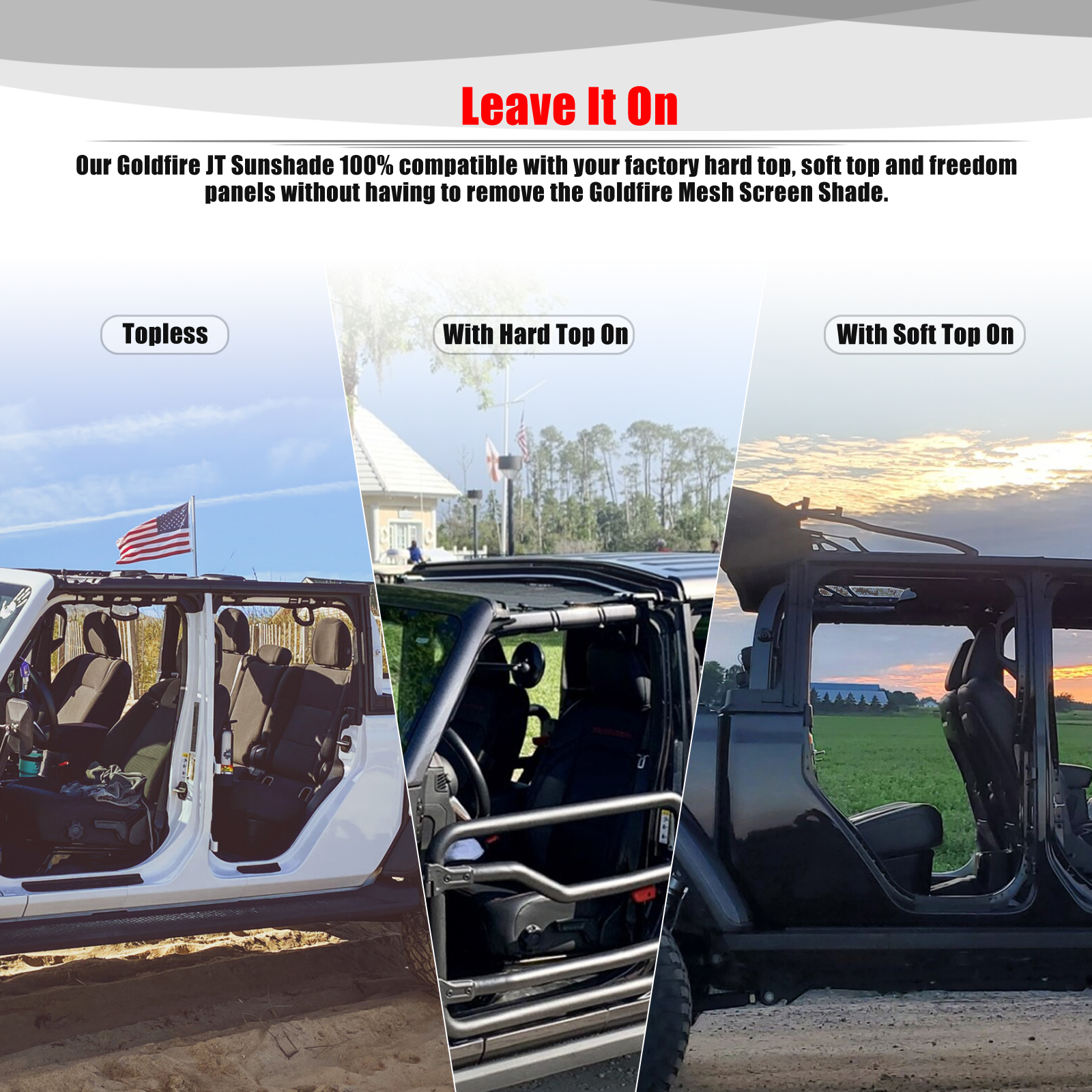 For Jeep Gladiator JT 4 Door A – Screen Top Mesh recenzja i cena