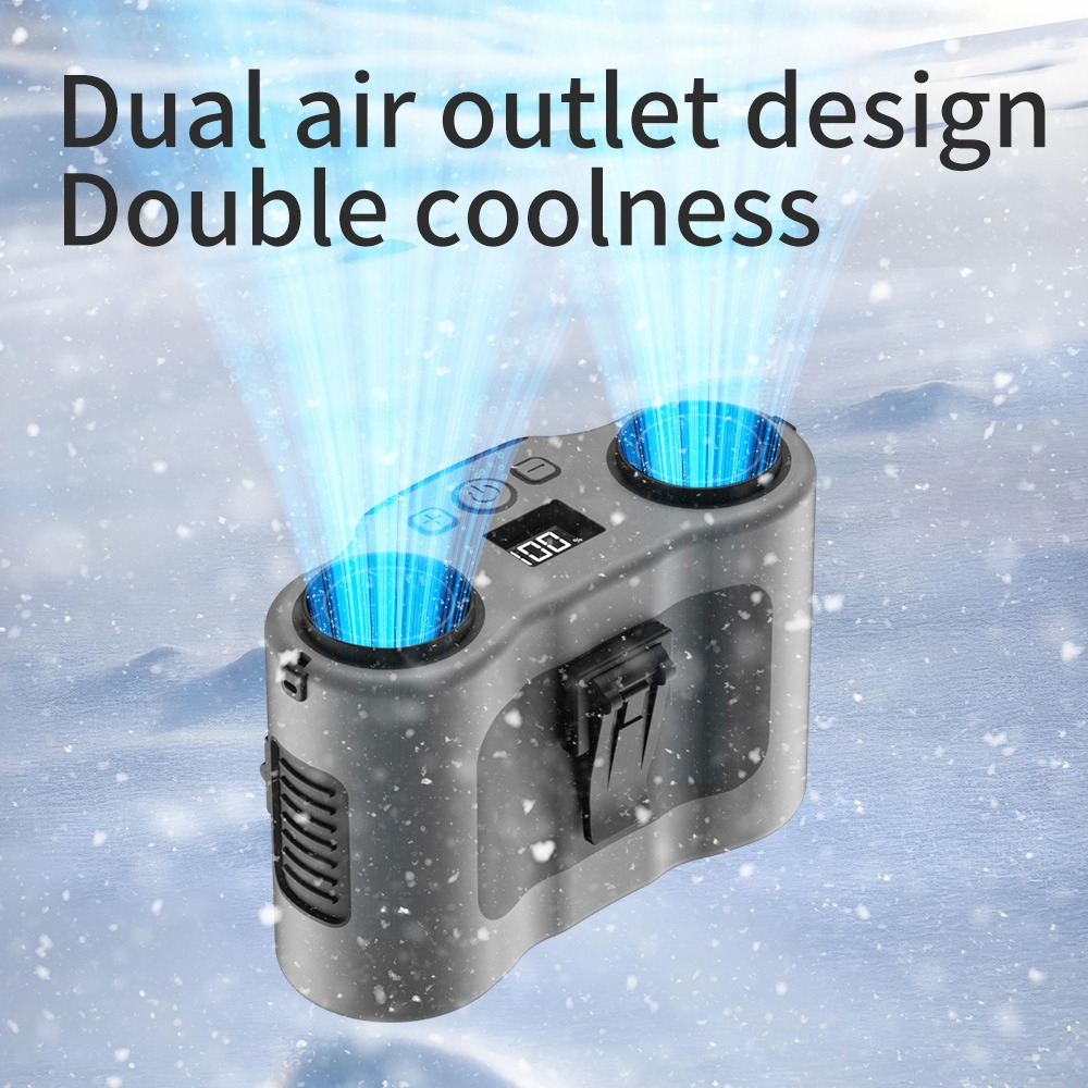 Portable Waist Clip Fan 5-spee – Timer Dual Outlet recenzja i cena