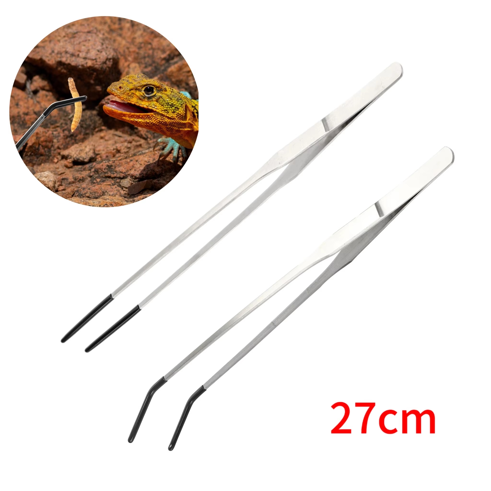 Stainless Steel Reptile Feedin – Feeding Tong Stainless recenzja i cena