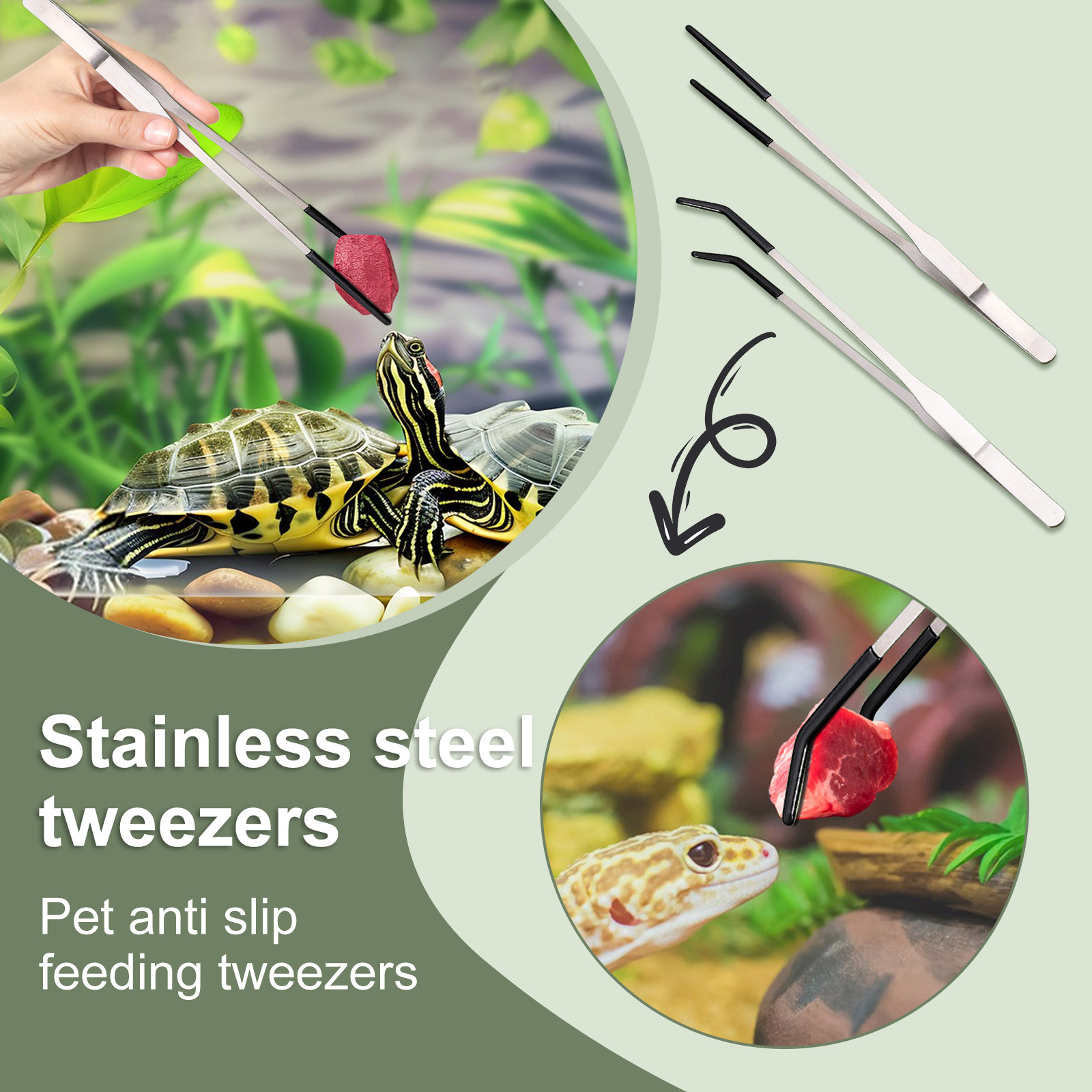 Stainless Steel Reptile Feedin – Feeding Tong Stainless recenzja i cena
