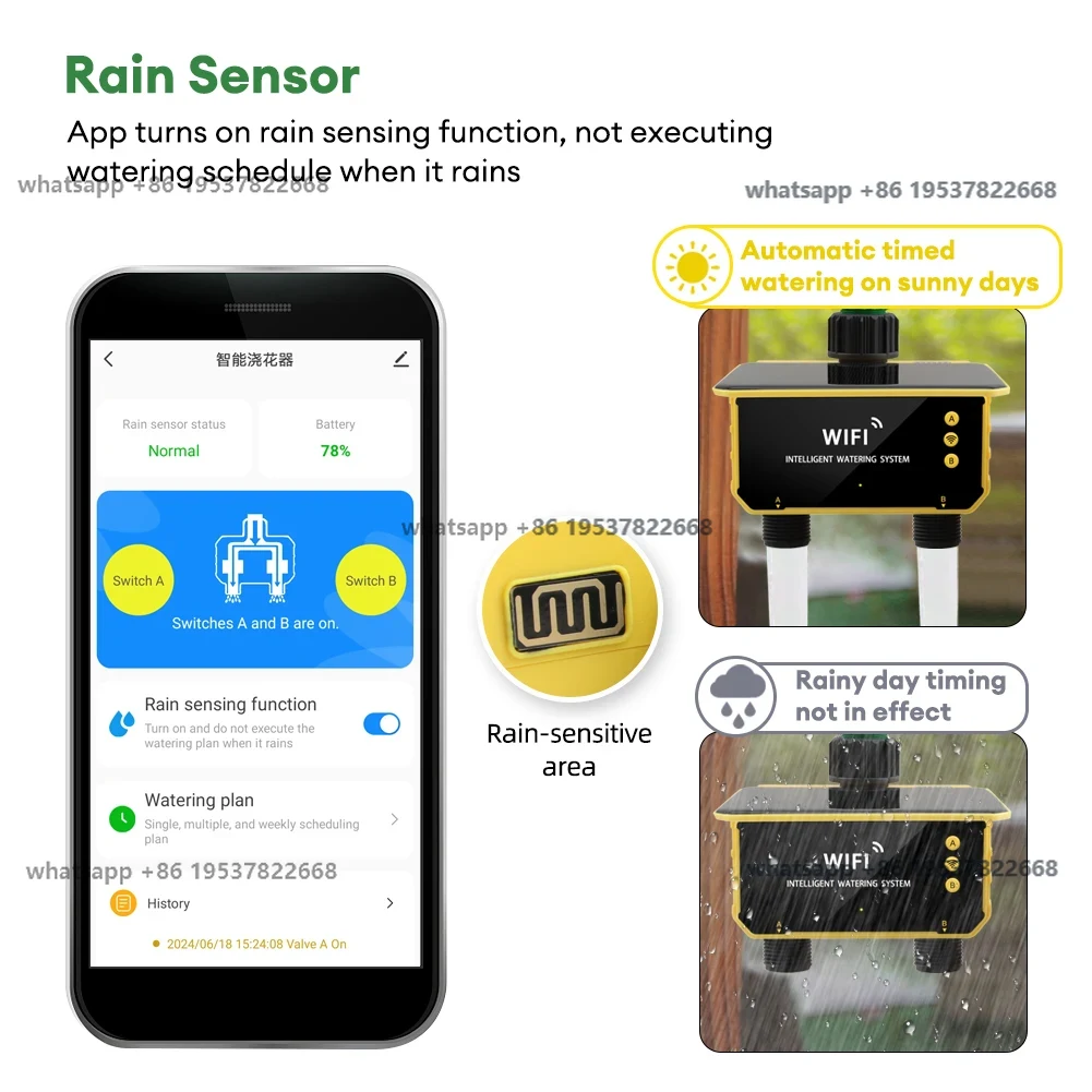 WiFi Solar Timer Dual Water Va – Timer Dual Outlet recenzja i cena