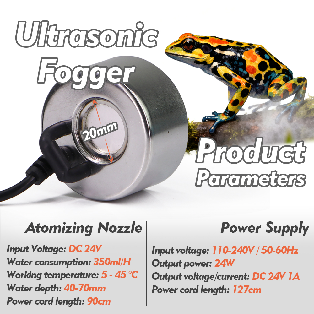 110-240V Ultrasonic Fogger w/  – Terrarium Fogger Ultrasonic recenzja i cena