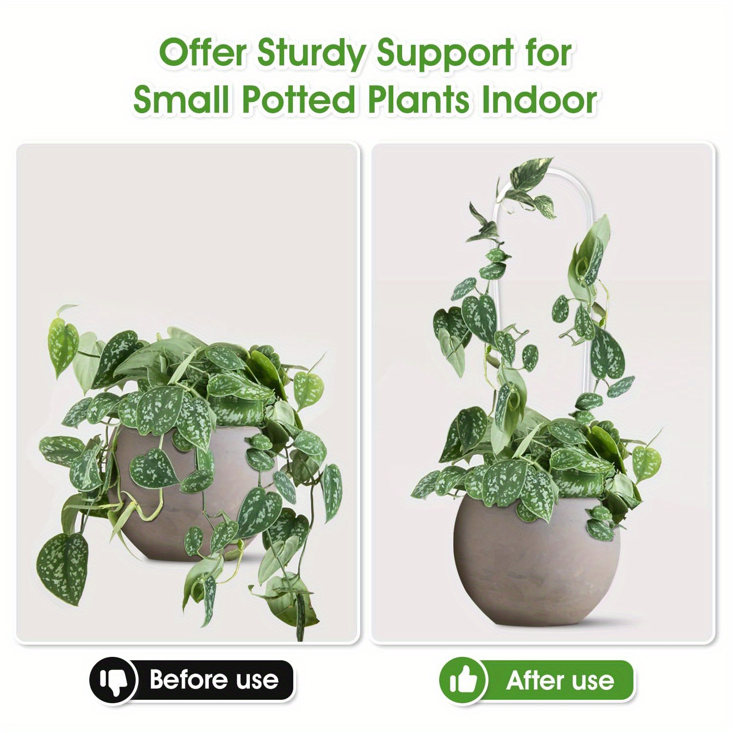 3pc u-shaped acrylic plant cli – Vine Climbing Plastic recenzja i cena