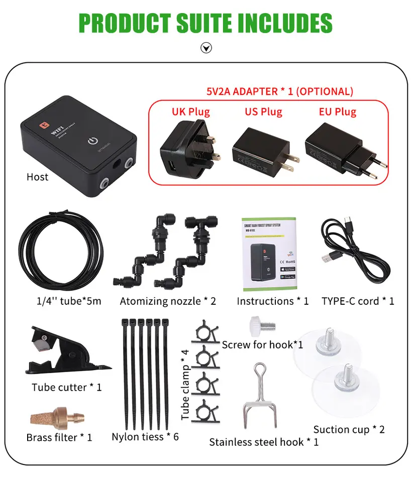 Smart WiFi Reptile Misting Sys – Misting Nozzle Reptile recenzja i cena
