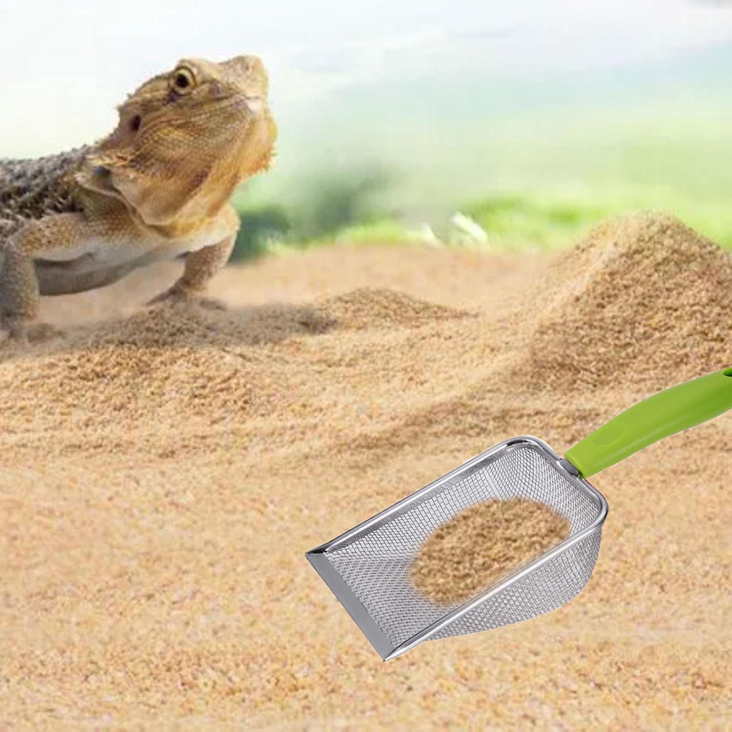 Reptile Sand Scoop Set - Fine  – Feeding Tong Stainless recenzja i cena