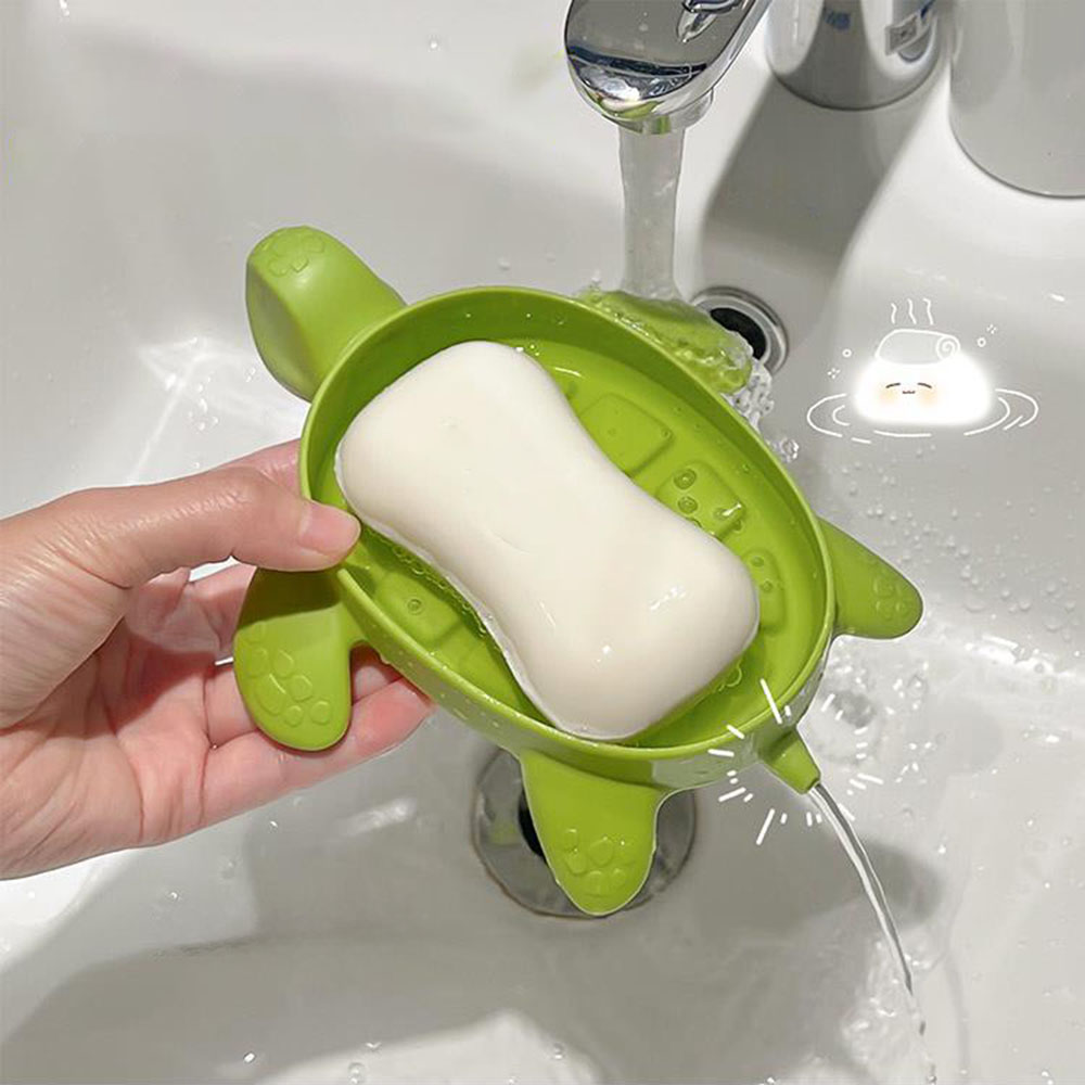 Turtle Drain Soap Box  Cartoon – Water Dish Reptile recenzja i cena
