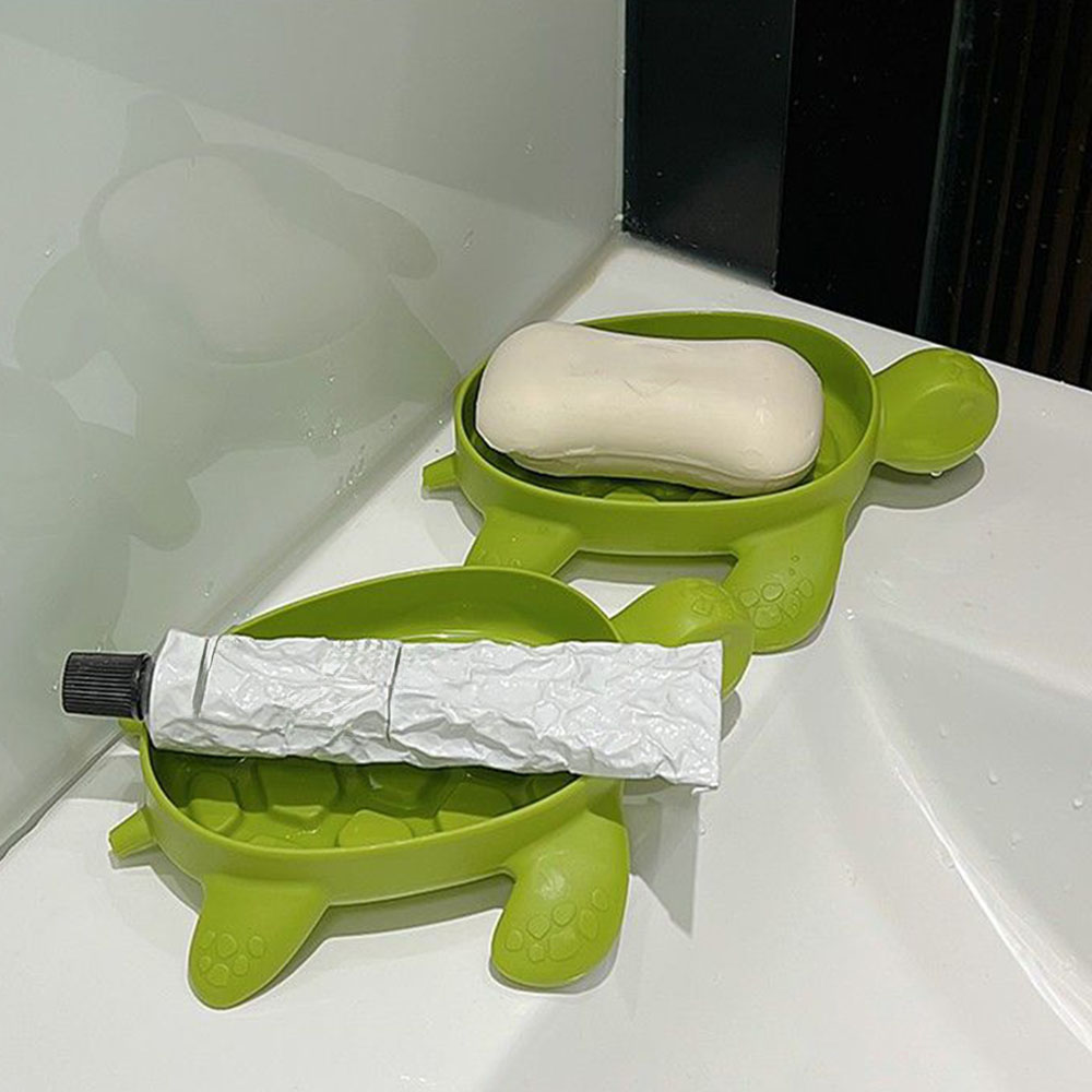 Turtle Drain Soap Box  Cartoon – Water Dish Reptile recenzja i cena