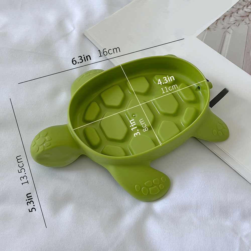 Turtle Drain Soap Box  Cartoon – Water Dish Reptile recenzja i cena