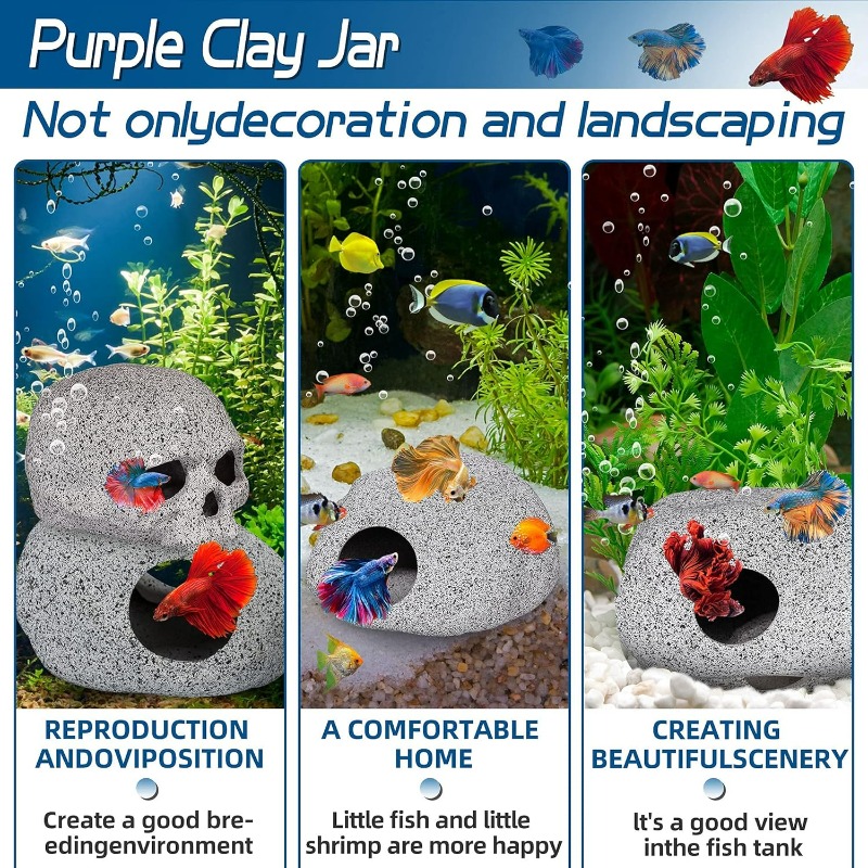 Aquarium Decorations Cave Fish – Hide Cave Ceramic recenzja i cena