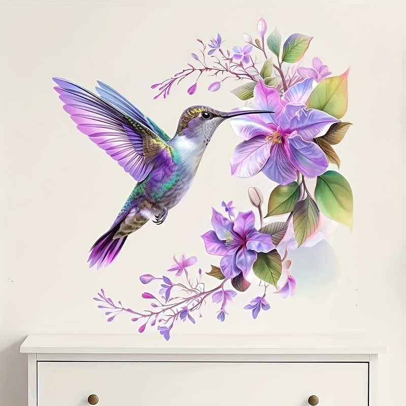 1 Purple Flower and Hummingbir – Pvc Panel Background recenzja i cena