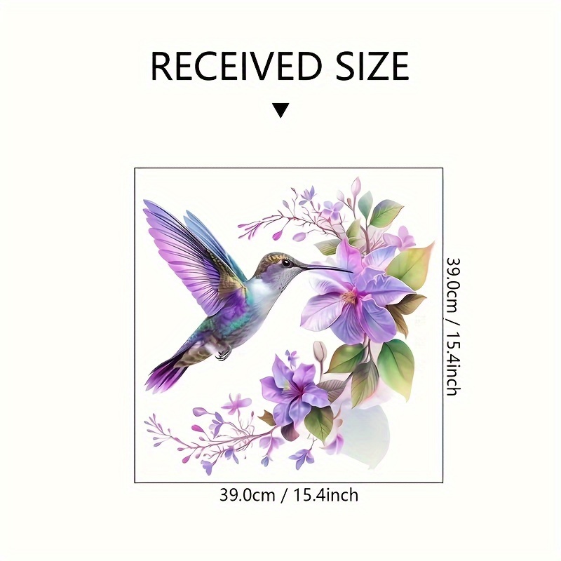 1 Purple Flower and Hummingbir – Pvc Panel Background recenzja i cena