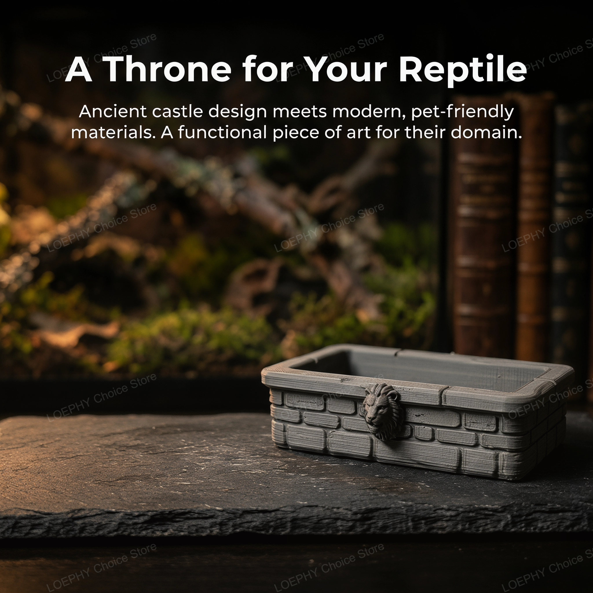Reptile Water Bowl 3D Printed  – Water Dish Reptile recenzja i cena