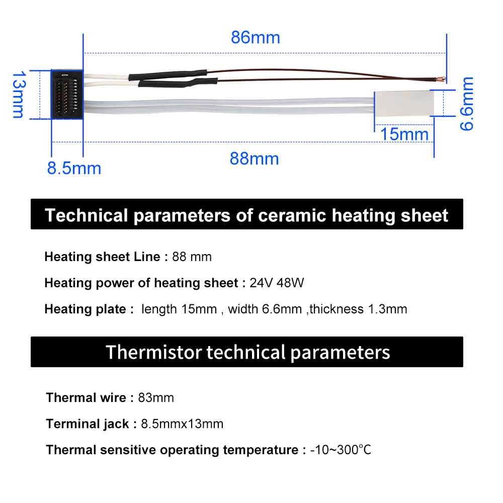 For Bambu Lab Hotend V2.0 V3.0 – Ceramic Heat Emitter recenzja i cena