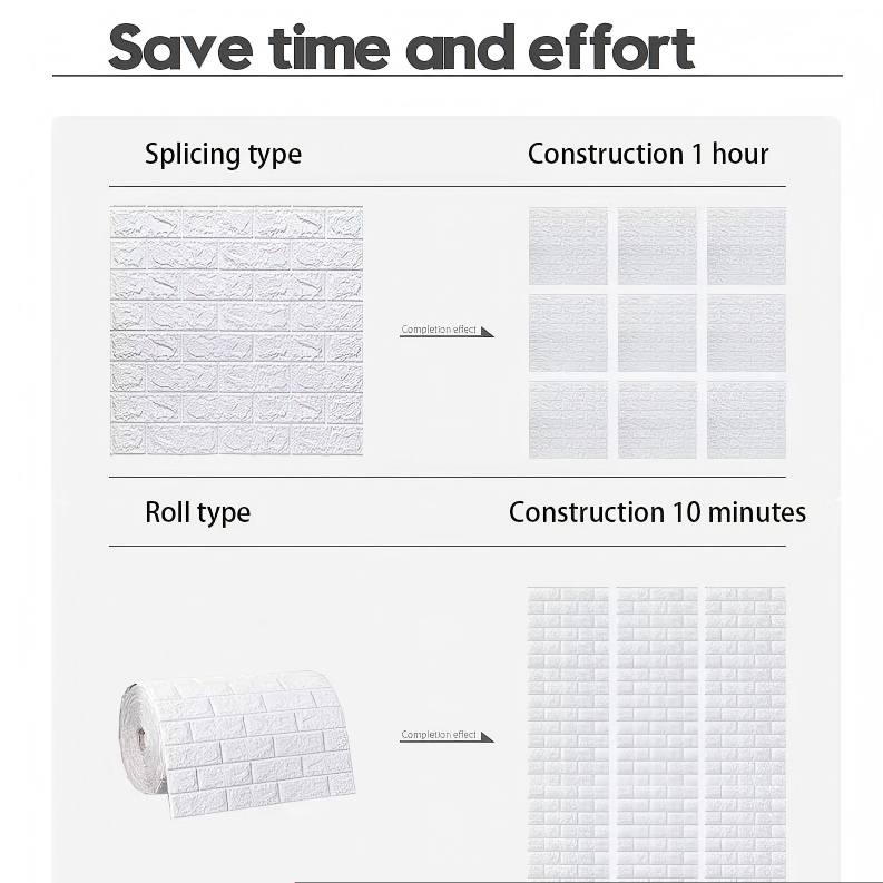 70cmX1M70cm*10M 3D Brick Patte – Pvc Panel Background recenzja i cena