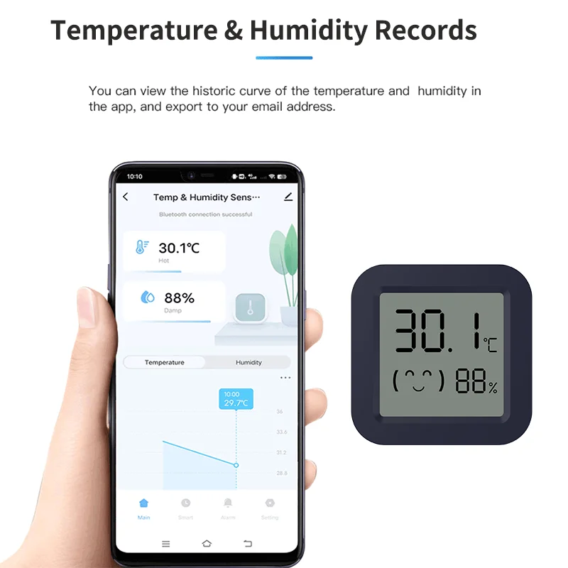 BT Temperature Humidity Sensor – Digital Hygrometer Probe recenzja i cena