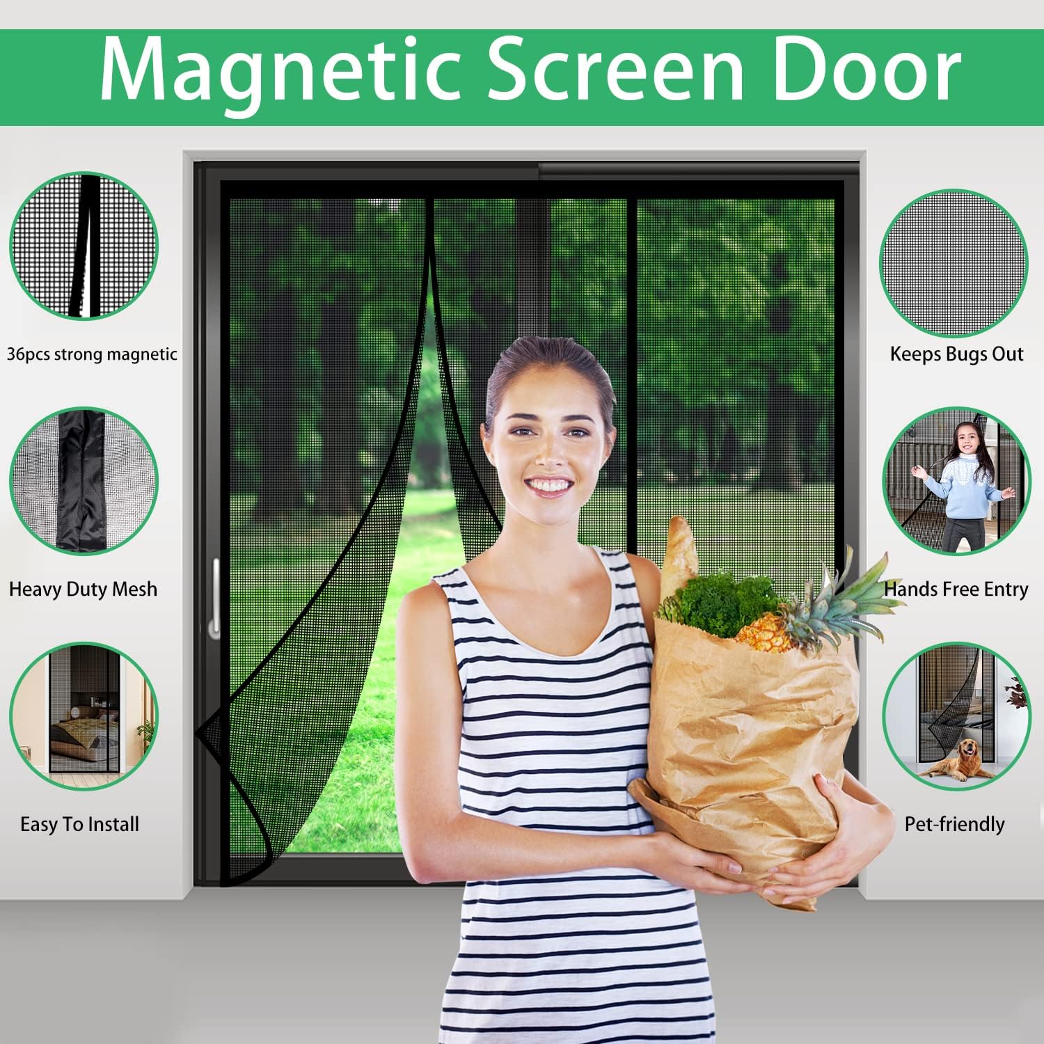 Fiberglass Magnetic Screen Doo – Screen Top Mesh recenzja i cena