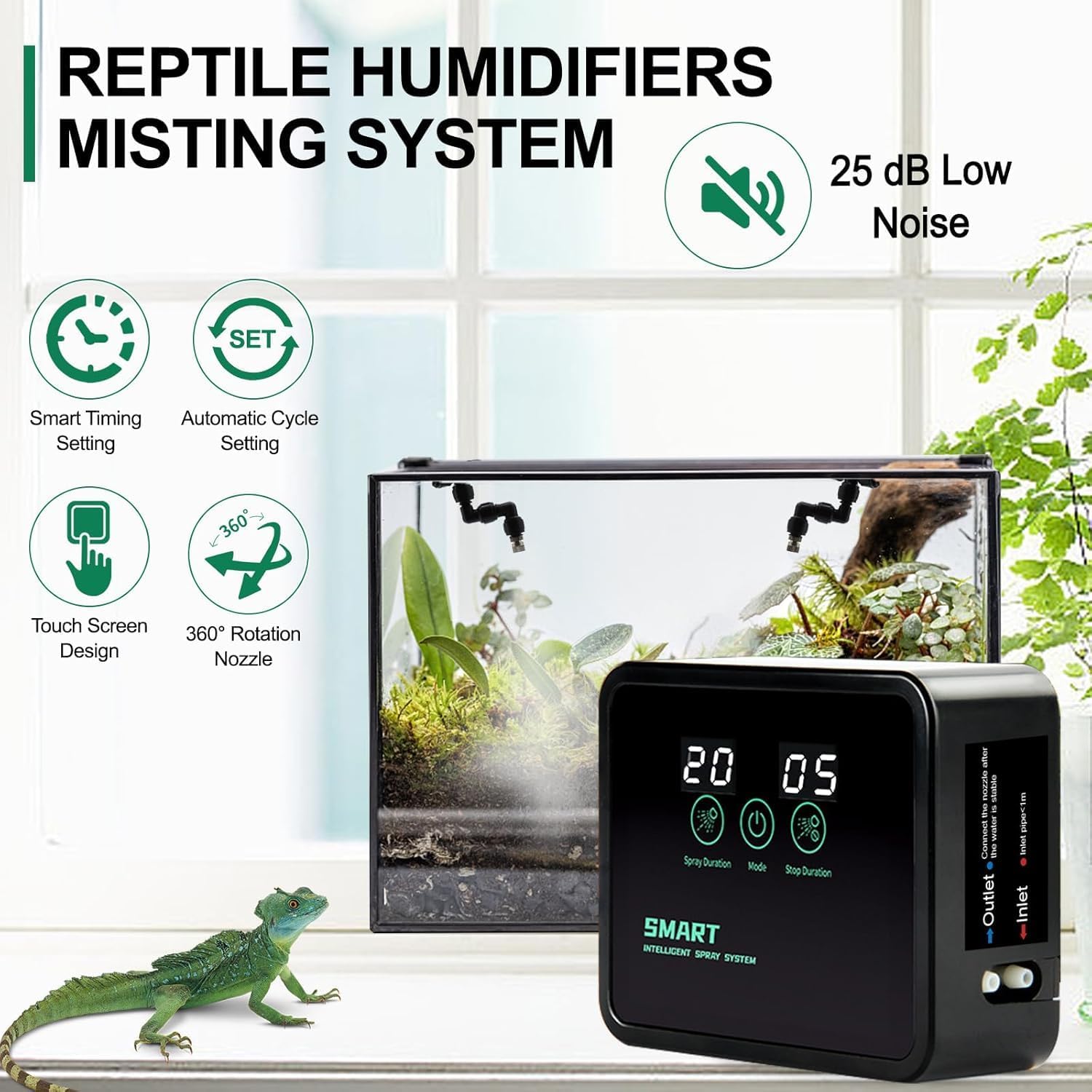 Reptile Humidifiers Smart Mist – Misting Nozzle Reptile recenzja i cena