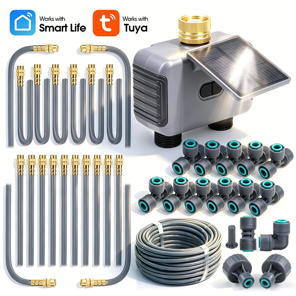 10-30M Tuya Dual Outlet Solar  – Timer Dual Outlet recenzja i cena