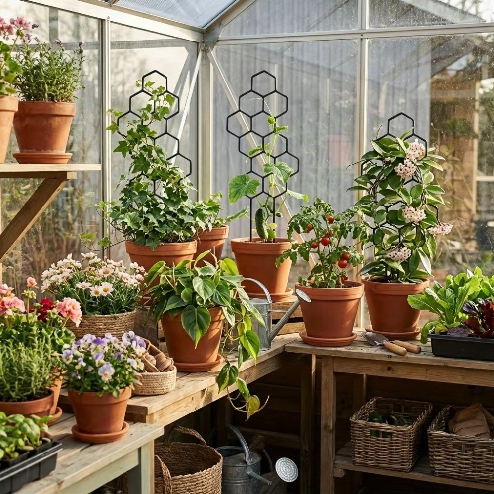 Honeycomb Design Plant Trellis – Vine Climbing Plastic recenzja i cena