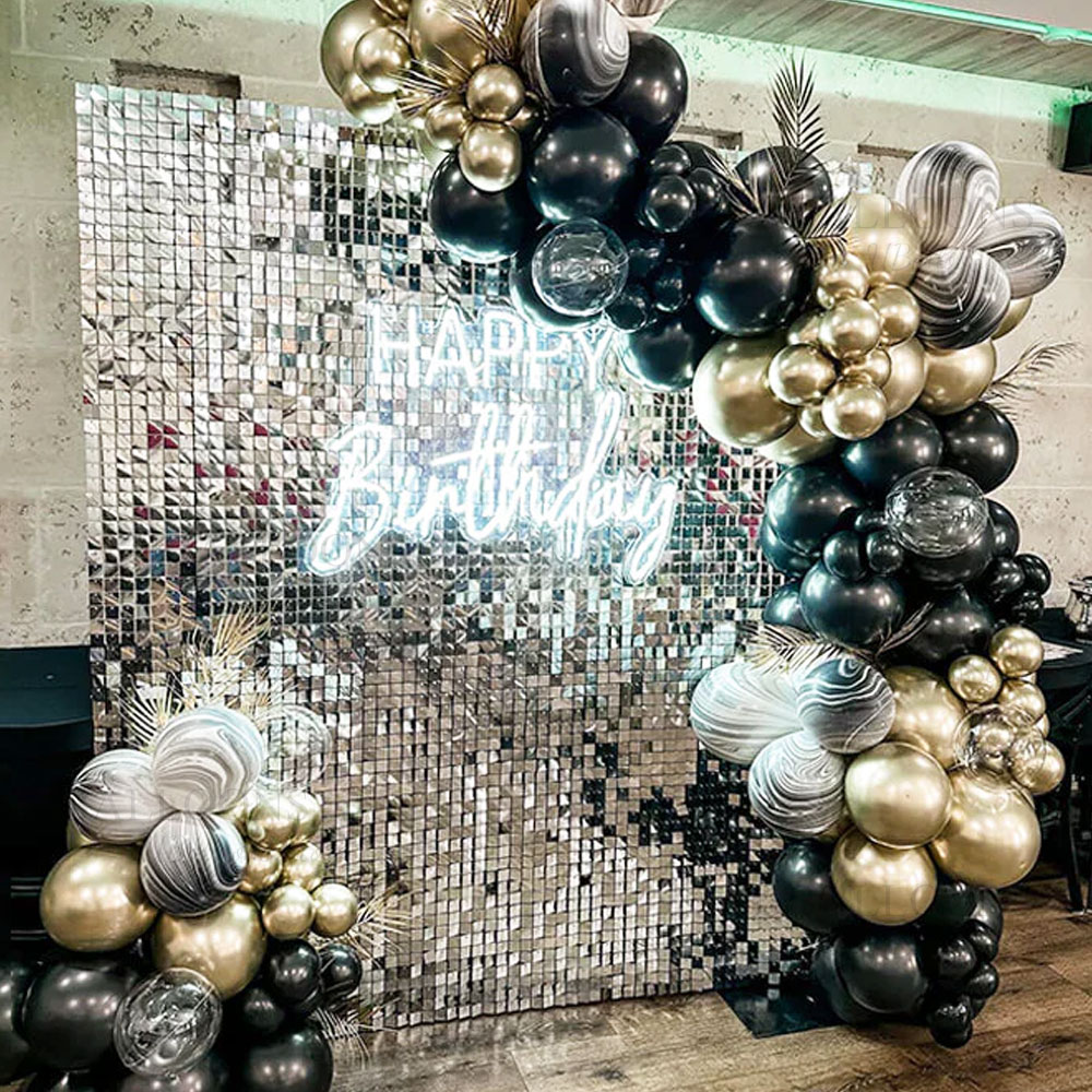 Silver Sequin Wall Backdrop Pa – Pvc Panel Background recenzja i cena