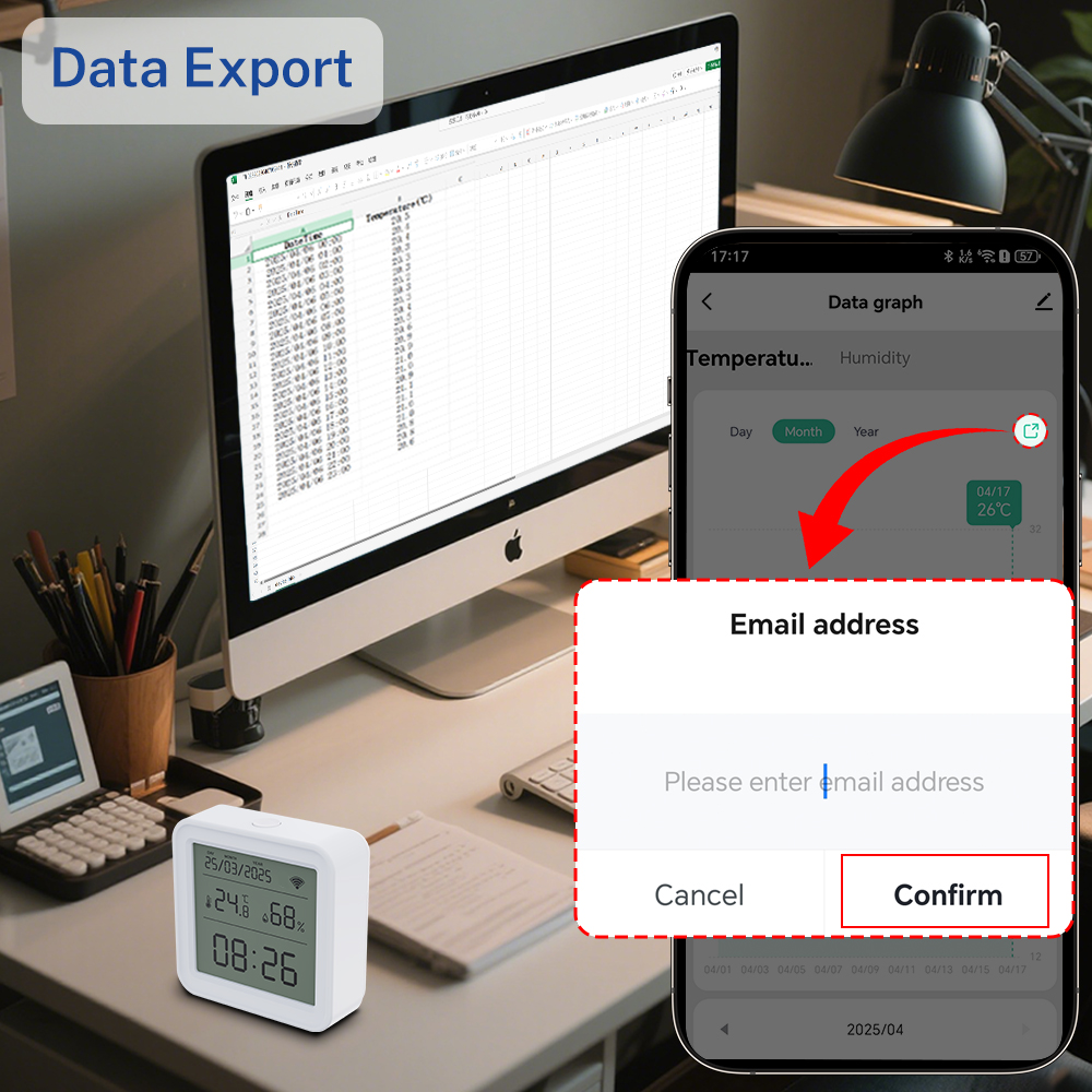 Tuya WIFI Temperature Humidity – Digital Hygrometer Probe recenzja i cena